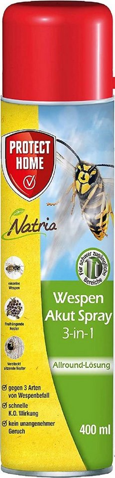 Protect Home Wespenspray Protect Home Natria Wespen Akut Spray (3 in 1) 3 Fachwirkung gegen Wes von Protect Home