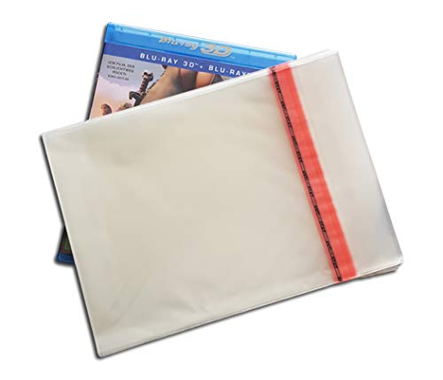 Blu-ray Schutzhülle 11mm Box Verschluß Protected (100 Stück) von Protected