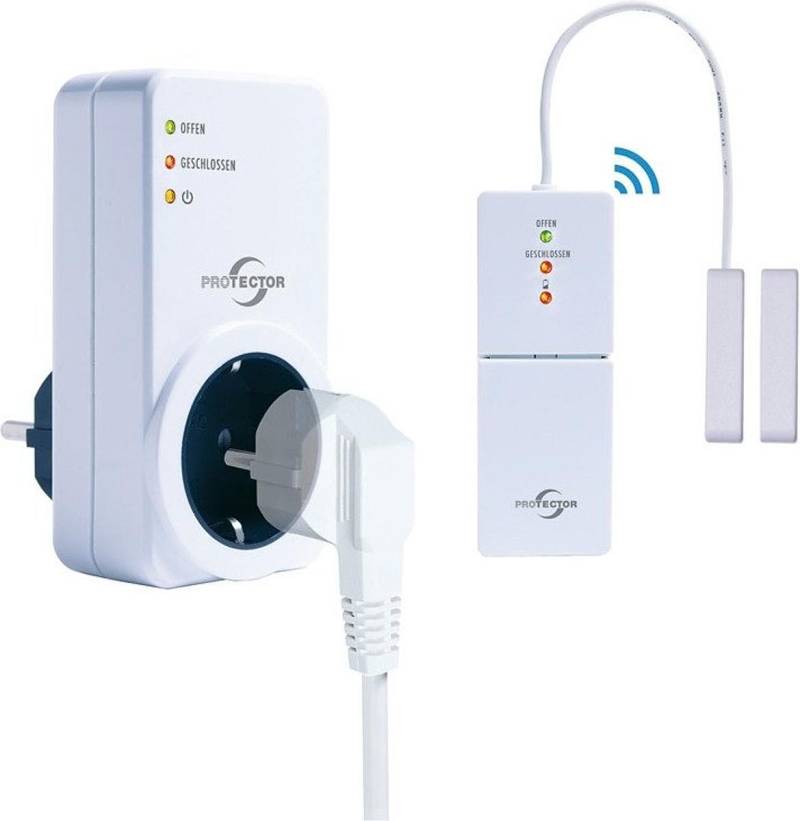 Protector Funk Abluftsteuerung Abluftsteuerung Kunststoff Led Anzeige 1800 W Weiß B-Ware von Protector