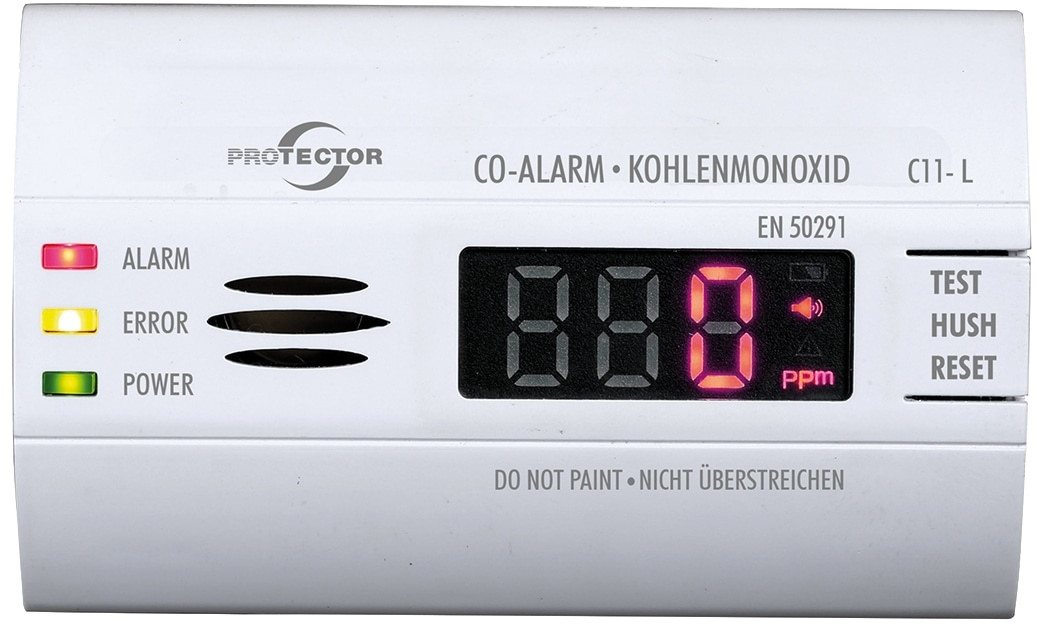 Protector PROTECTOR Gasmelder C11-L, mit LED-Anzeige Alarmsirene von Protector