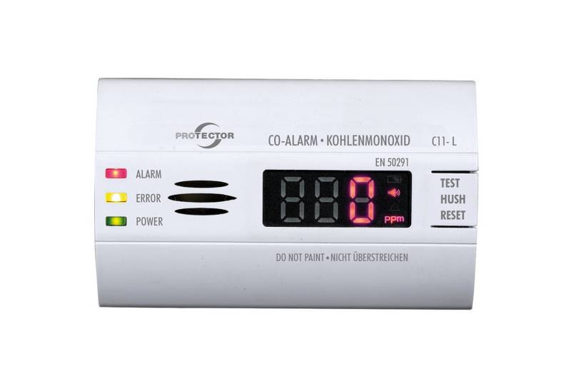 Protector PROTECTOR Gasmelder C11-L, mit LED-Anzeige CO-Melder Protector PROTECTOR Gasmelder C11-L, mit LED-Anzeige CO-Melder von Protector