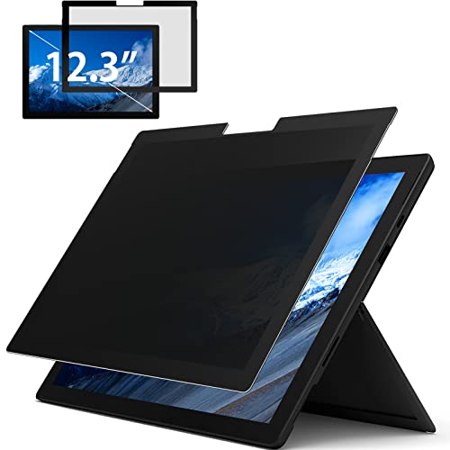 Blickschutzfilter Kompatibel Mit Microsoft Surface Pro 7 Plus/Pro 7/Pro 6/Pro 5/Pro 4/Pro3, 12,3 Zoll Abnehmbar Anti Spy Glare Blaulicht Privacy Screen Blickschutzfolie Sichtschutz Displayschutzfilter von Protescreen