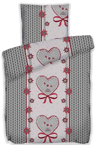 Protex 4 Teilige WARME Winter Bettwäsche Set Fleece Flausch Mikrofaser 135x200 80x80 von Protex