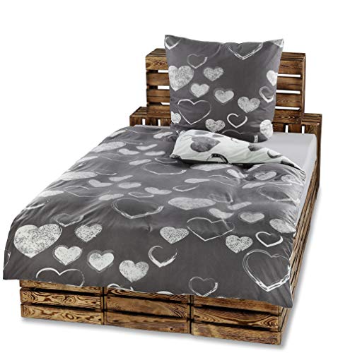 Protex 4 Teilige Winter Bettwäsche Set Fleece Flausch Mikrofaser 135x200 80x80 warme weiche Winterware Protex 4 Teilige Winter Bettwäsche Set Fleece Flausch Mikrofaser 135x200 80x80 warme weiche Winterware von Protex