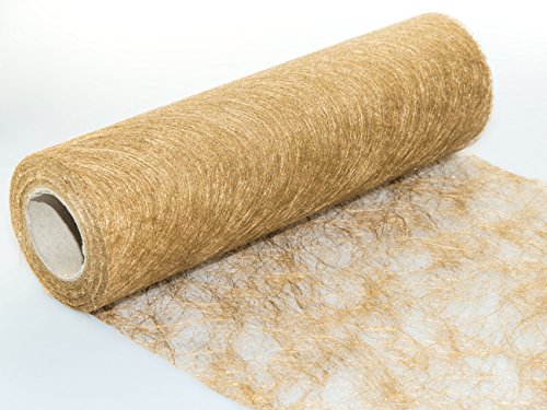 Protinam Tischläufer, Polyester, 1800 Gold, 25m, 25 von Protinam