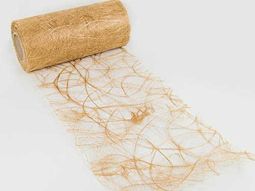 Sizoweb 20cm breit 5m oder 20m lang Tischläufer Tischband in unterschiedlichen Farben zur Dekoration wie Grillen, Sommer, Ostern, Weihnachten oder Hochzeiten manuell abgelängt durch Protinam (5m, gold 1800) Sizoweb 20cm breit 5m oder 20m lang Tischläufer Tischband in unterschiedlichen Farben zur Dekoration wie Grillen, Sommer, Ostern, Weihnachten oder Hochzeiten manuell abgelängt durch Protinam (5m, gold 1800) von Protinam