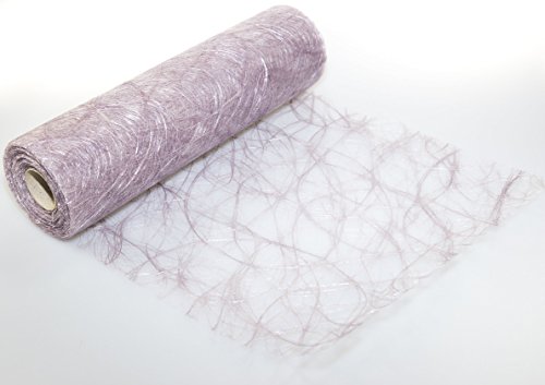 Sizoweb Tischläufer in unterschiedlichen Farben, 30 cm breit, 5 oder 20 m lang 5,0 m lila-pastell 5330 Sizoweb Tischläufer in unterschiedlichen Farben, 30 cm breit, 5 oder 20 m lang 5,0 m lila-pastell 5330 von Protinam