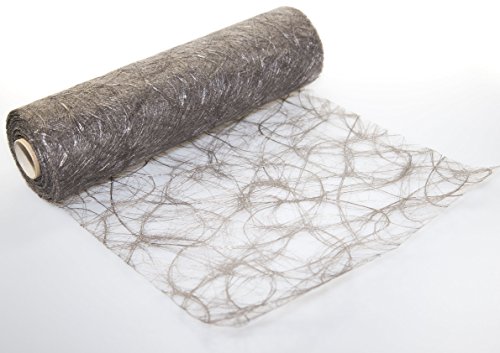 Sizoweb Tischläufer in unterschiedlichen Farben, 30 cm breit, 5 oder 20 m lang 5,0 m taupe 9150 von Protinam