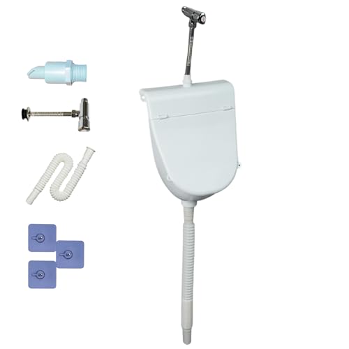 Protoence Außenurinier Für Hinterhof - Kommerzieller Urin Ableiter für Wand,Spül Urinal Mit Deckel Für Außenbereich Garage Hinterhof Badezimmer von Protoence