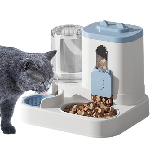 Protoence Automatischer Futterautomat für Hunde - 2 in 1 Katzenfutterautomat und Wasserspender | Großes Fassungsvermögen Fütterstation Tränke Für Wohnung Protoence Automatischer Futterautomat für Hunde - 2 in 1 Katzenfutterautomat und Wasserspender | Großes Fassungsvermögen Fütterstation Tränke Für Wohnung von Protoence