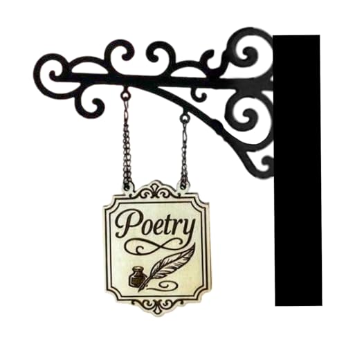 Protoence Buchdeko Ästhetik | Schilder Deko Für Leseecken | Buchliebhaber Geschenk Wanddeko Für Zuhause Und Klassenzimmer von Protoence