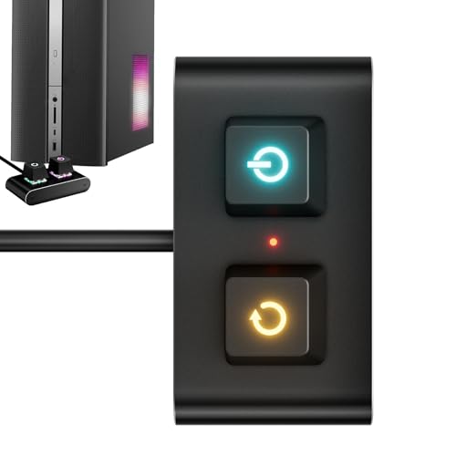 Protoence Externer Aktivierungstaster Für Desktop, Leichter Externer Computer Starttaster, Aktivierungsschalter Plug And Play Für PC Büro Öffentliche Bereiche Anwender Protoence Externer Aktivierungstaster Für Desktop, Leichter Externer Computer Starttaster, Aktivierungsschalter Plug And Play Für PC Büro Öffentliche Bereiche Anwender von Protoence