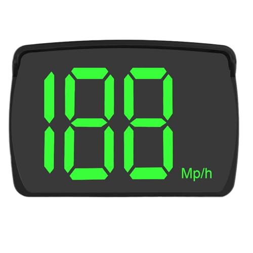 Protoence GPS Geschwindigkeitsmesser,Auto HUD Anzeige | -Digitale Anzeige MPH KMH Für Rennwagen Taxi LKW Geländefahrzeug Golfwagen Armaturenbrett von Protoence