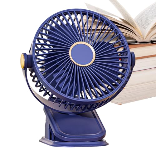 Protoence Klemmventilator Fürs Bett | Klemmventilator Für Schreibtisch - Wiederaufladbar Mit 5 Geschwindigkeitsstufen, Zu Hause Im Büro Unterwegs Protoence Klemmventilator Fürs Bett | Klemmventilator Für Schreibtisch - Wiederaufladbar Mit 5 Geschwindigkeitsstufen, Zu Hause Im Büro Unterwegs von Protoence