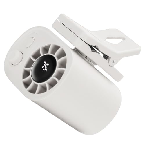 Protoence Kompakter Klemmventilator | Auto-Klemmventilator Zum Kühlen - USB-Aufladbare Kühlung Mit LED-Anzeige Für Draußen Unterwegs Zuhause Protoence Kompakter Klemmventilator | Auto-Klemmventilator Zum Kühlen - USB-Aufladbare Kühlung Mit LED-Anzeige Für Draußen Unterwegs Zuhause von Protoence