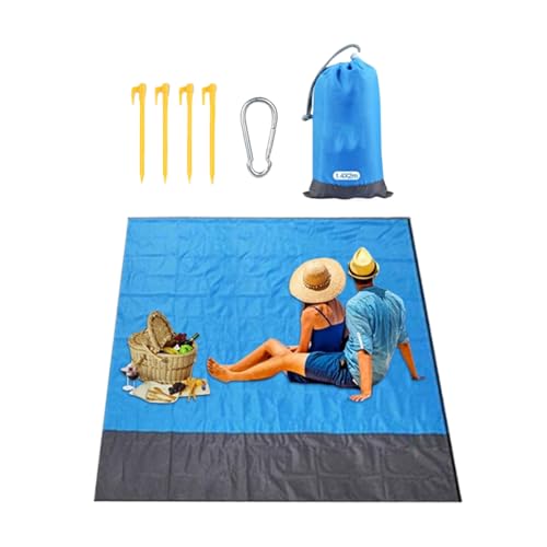 Protoence Picknickdecke,Faltbare Und Platzsparende Outdoor Decke | Tragbare Faltbare Matte Für Terrasse Reisen Park Festivals Wandern Rasen Camping von Protoence