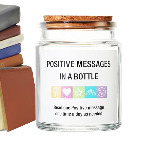 Protoence Positivflasche Mit Affirmationen - Positivität im Glas,Emotionale Unterstützung Mit Täglichen Zusprüchen Für Schwester Freundin Tochter Ehefrau von Protoence