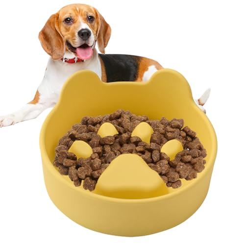 Protoence Slow Feeder,Süße Design Haustiernapf - Fressnapf Für Welpen & Erwachsene Hunde Zur Verbesserung Der Nahrungsaufnahme Protoence Slow Feeder,Süße Design Haustiernapf - Fressnapf Für Welpen & Erwachsene Hunde Zur Verbesserung Der Nahrungsaufnahme von Protoence