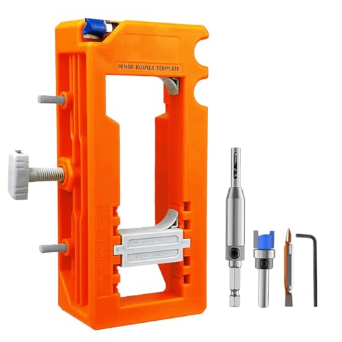 Protoence Türband Schablone | Türband-Fräser | Ausklinklehre Verstellbar Stabil Für Schrank Garagentor Holzwerken 8-13 cm von Protoence