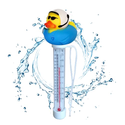 Schwimmender Pooltemperaturmesser Floating Pool Thermometer Pool Temperaturmesser Mit Schnur Temperaturmesser Für Schwimmbäder, Spas, Fischteiche von Protoence