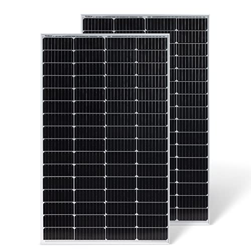 2x Protron Mono 160W Solarmodul Photovoltaik Monokristallin Solarpanel Solarzelle 160 Watt Mono Solar 12V 18V für Wohnmobil, Garten, Boot (0% MwSt. gemäß §12 Abs. 3 UStG) von Protron
