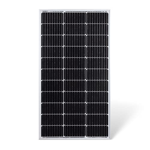 Protron Mono 100W Solarmodul Photovoltaik Monokristallin Solarpanel Solarzelle 100Watt Mono Solar 12V für Wohnmobil, Garten, Boot (19% MwSt.) von Protron