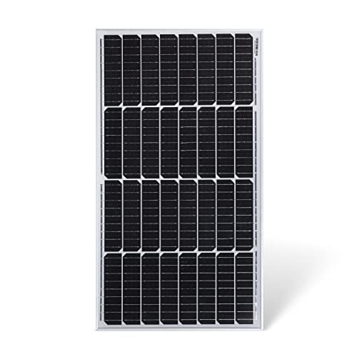 Protron Mono 50W Solarmodul Photovoltaik Monokristallin Solarpanel Solarzelle 50Watt Mono Solar 12V für Wohnmobil, Garten, Boot (19% MwSt.) von Protron