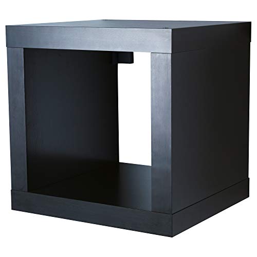 KALLAX Würfel - Regal 42x39x42cm schwarz-braun zum Hängen oder Stellen von IKEA