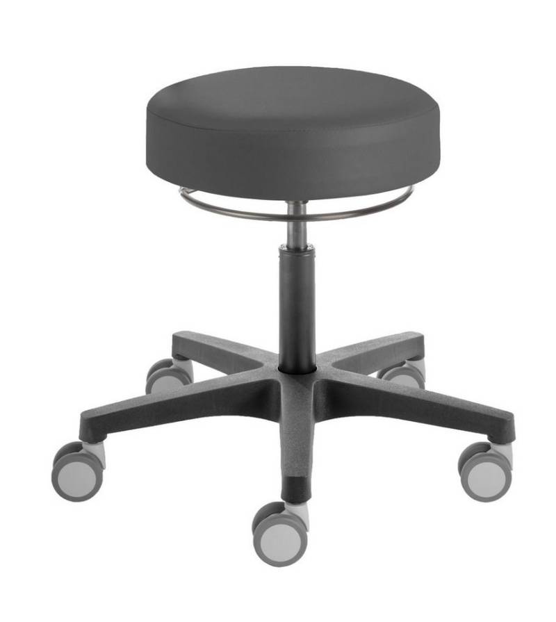 Prova Nova Arbeitshocker Roll- und Drehhocker Poppi® Dijon 4152, Sitzhöhe ca. 48 - 61 cm von Prova Nova