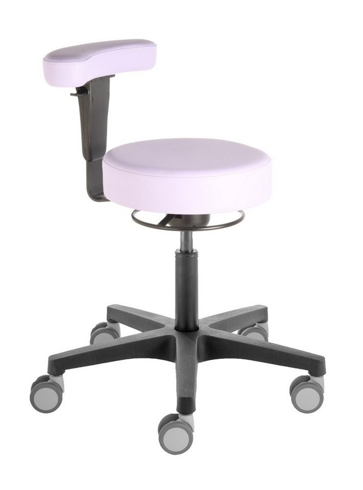Prova Nova Arbeitshocker Rollhocker Poppi®-small edition Dijon 4158, Sitzhöhe ca. 48 - 61 cm von Prova Nova