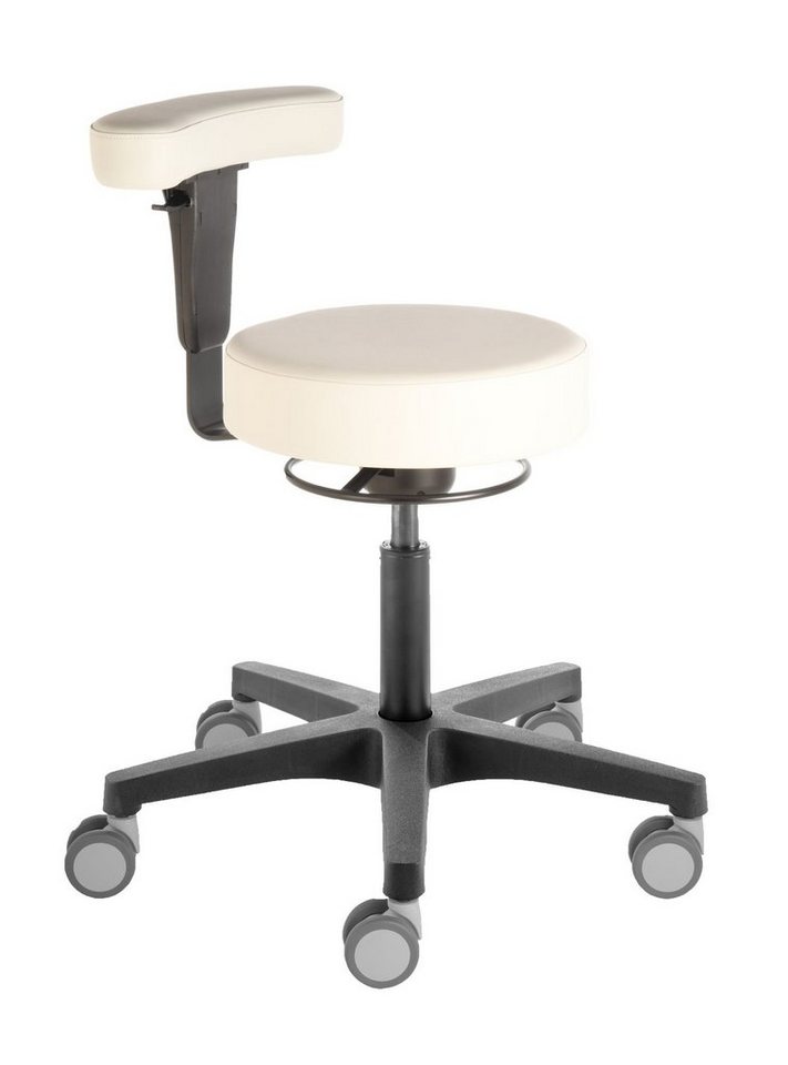 Prova Nova Arbeitshocker Rollhocker Poppi®-small edition Dijon 4158, Sitzhöhe ca. 48 - 61 cm von Prova Nova