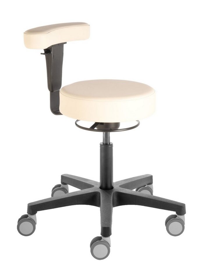 Prova Nova Arbeitshocker Rollhocker Poppi®-small edition Dijon 4158, Sitzhöhe ca. 48 - 61 cm von Prova Nova