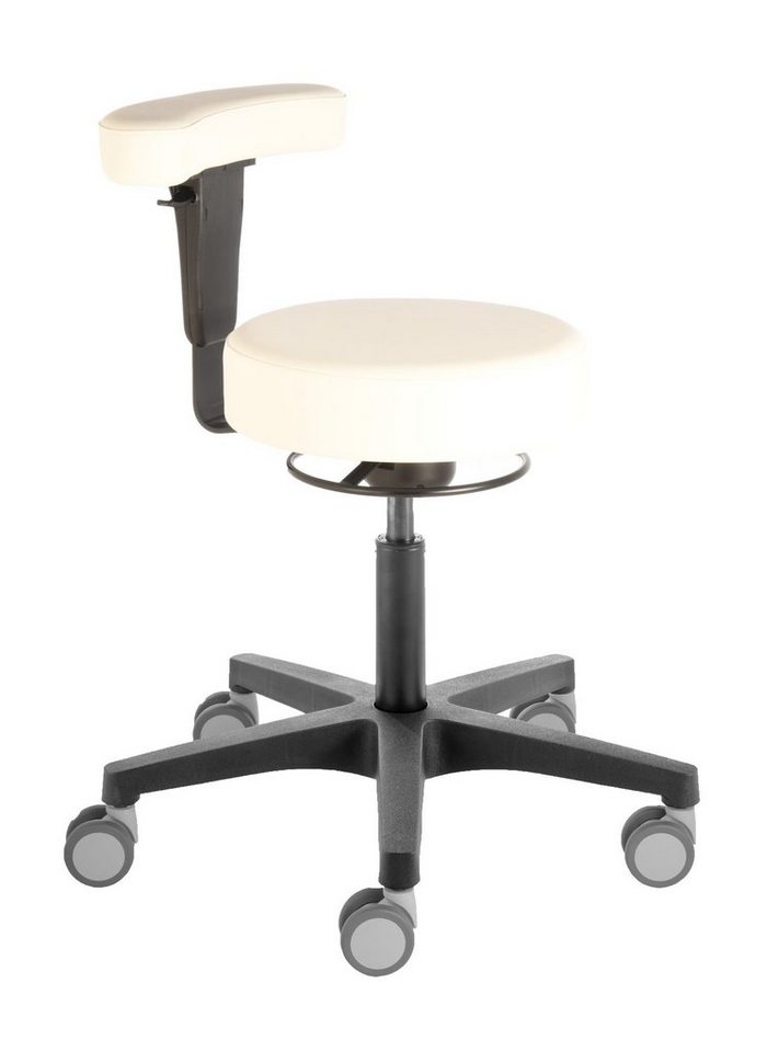 Prova Nova Arbeitshocker Rollhocker Poppi®-small edition Dijon 4158, Sitzhöhe ca. 48 - 61 cm von Prova Nova