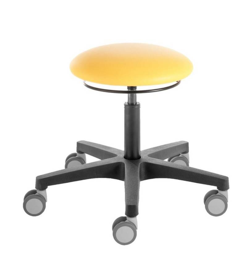 Prova Nova Drehhocker Roll- und Drehhocker Poppi® Dijon 4155, Sitzhöhe ca. 46-59 cm,Pilzsitz von Prova Nova