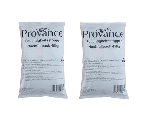 9,10-2,75€/Kg Luftentfeuchter Nachfüllpack Granulat 450g Entfeuchter Trockner (12) von Provance