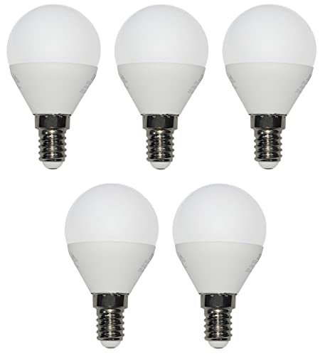 LED Lampe Energiesparlampe E14 5er Set LED Birne Kugel Tropfen 5x 4 Watt 320 Lumen warmweiss 3000K von Provance