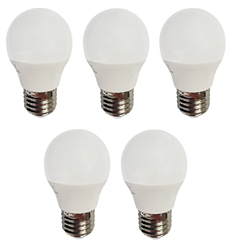 5 x LED Glühlampe Glühbirne Tropfen Kugel E27 4W Ersatz für 25W 320lm 3000K 230V von Provance