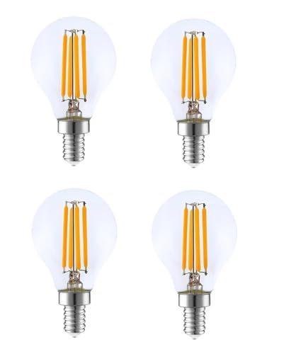 Provance 4 x LED Glühlampe Glühbirne Kugel Filament E14 3W 3 Watt 330 Lumen 2700 Kelvin von Provance