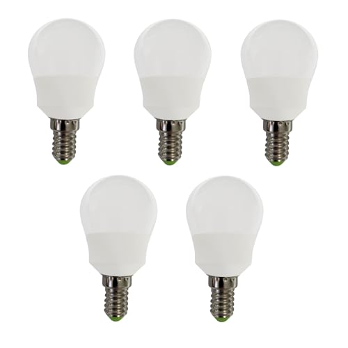 Provance 5 x LED Glühlampe Glühbirne Kugel E14 6W 6 Watt 520 Lumen 3000 Kelvin von Provance