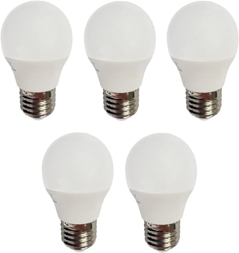 Provance 5 x LED Glühlampe Glühbirne Tropfen Kugel E27 3W Ersatz für 25W 250lm 3000K 230V von Provance