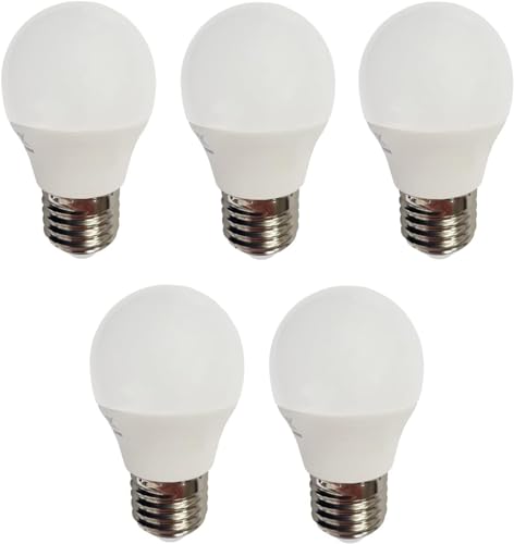 Provance 5 x LED Glühlampe Glühbirne Tropfen Kugel E27 4W Ersatz für 25W 320lm 3000K 230V von Provance