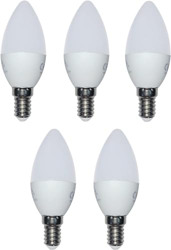 Provance 5er Set LED Kerze E14 3 Watt 250 Lumen tageslicht 6500K LED Lampe Energiesparlampe von Provance