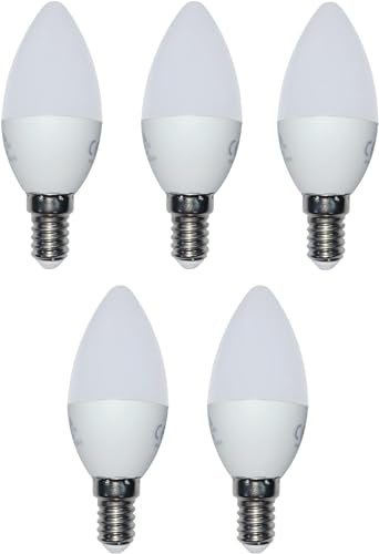 Provance 5er Set LED Kerze E14 3 Watt 250 Lumen tageslicht 6500K LED Lampe Energiesparlampe von Provance