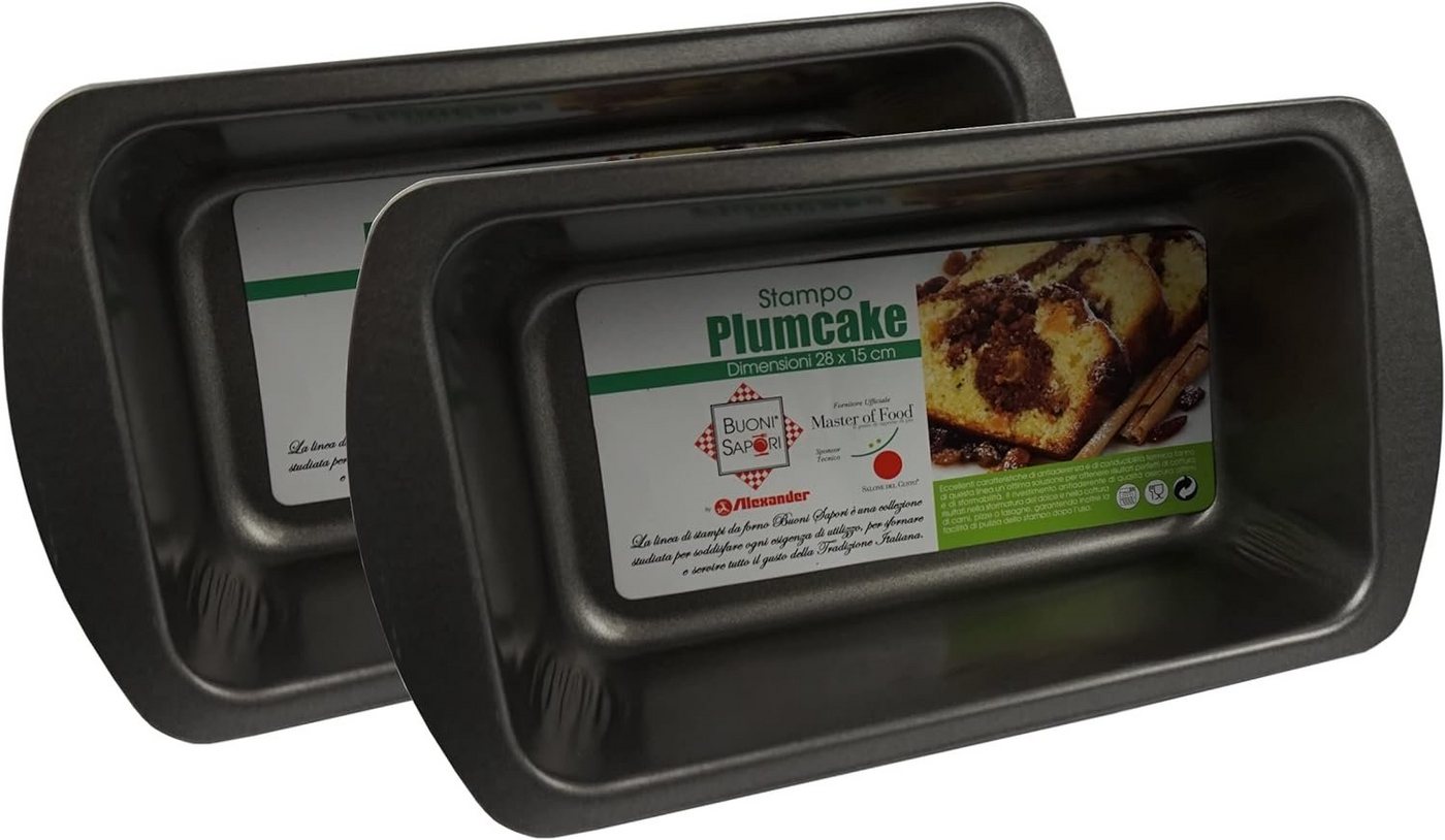 Provance Backform 2er Set Brot- und Kuchenbackform Kastenform 28 cm x 15 cm, Metall Provance Backform 2er Set Brot- und Kuchenbackform Kastenform 28 cm x 15 cm, Metall von Provance