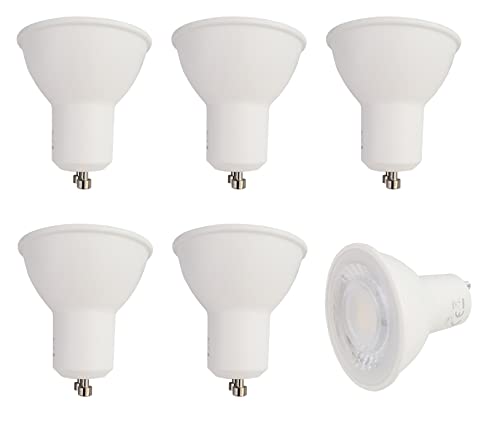 Provance 6er Set LED Leuchtmittel GU10 7W 7 Watt ersetzt 50 W 644 Lumen 4000 Kelvin von Provance