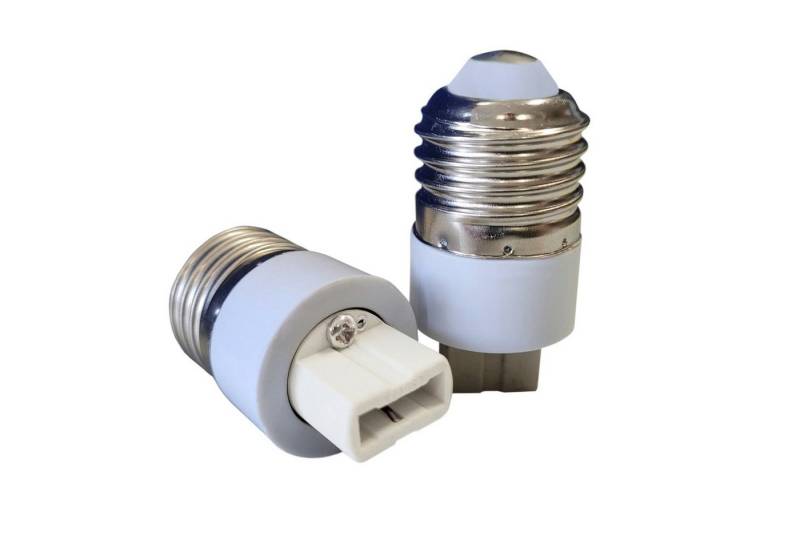 Provance Lampenfassung 4x Adapter Lampensockel Sockeladapter E27 auf G9, (4-St) von Provance