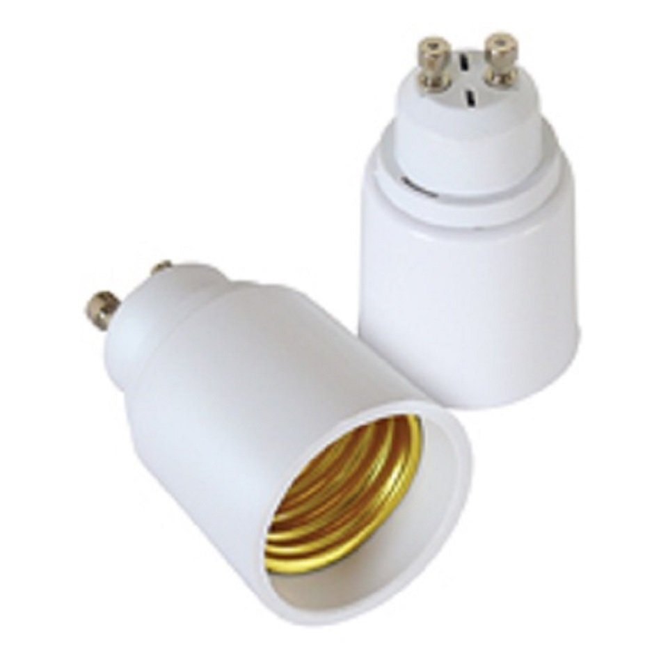 Provance Lampenfassung Adapter Lampensockel Sockeladapter GU10 auf E27 von Provance
