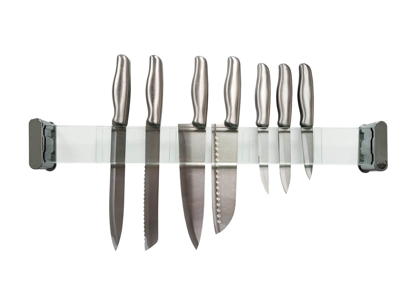 Provance Messerleiste Messerhalter Messerleiste Glas Einschubfächer 56 cm Länge von Provance