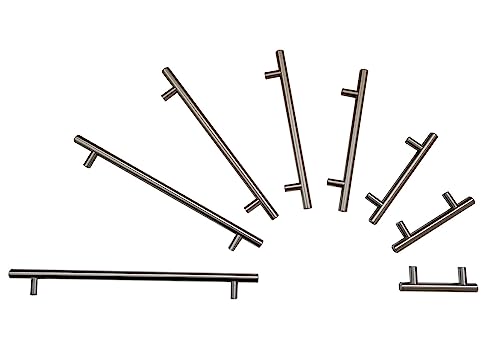 Provance Möbelgriff Stangengriff aus Edelstahl 6-20 Stück 64mm - 256mm Relinggriff Küchengriff Schrankgriff Griff (Bohrlochabstand 128mm, 20 Stück) von Provance