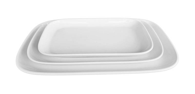 Provance Servierplatte Tablett Serviertablett Servierplatte Kuchenplatte, (3-tlg) von Provance